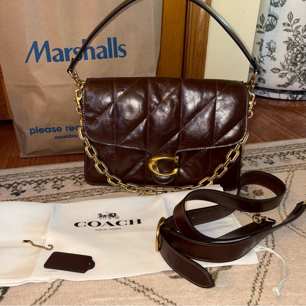 COACH Chain Tabby Shoulder Bag 30 - Picture 2 of 8